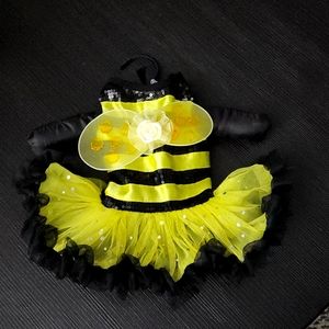 XS Bee dog costume